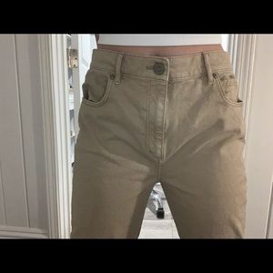 Loft Cream colored jeans